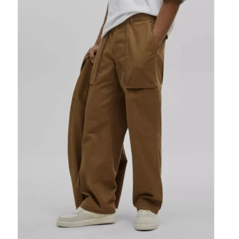 Mode of One Men's Regular Fit Utility Pants Army Brown Size 30